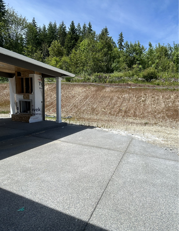 raw land in backyard of seattle home