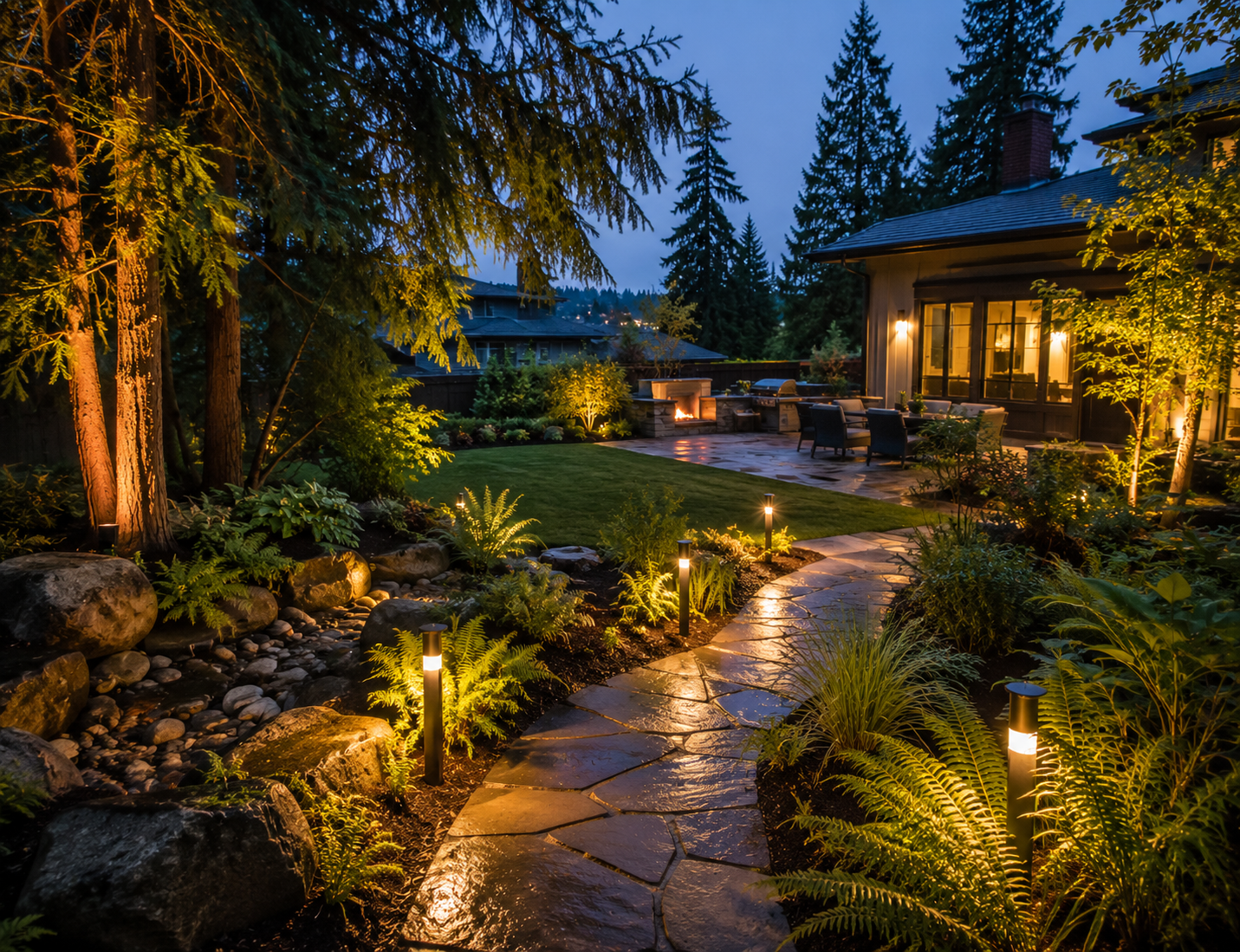 Landscape Lighting Ideas for Seattle Backyards
